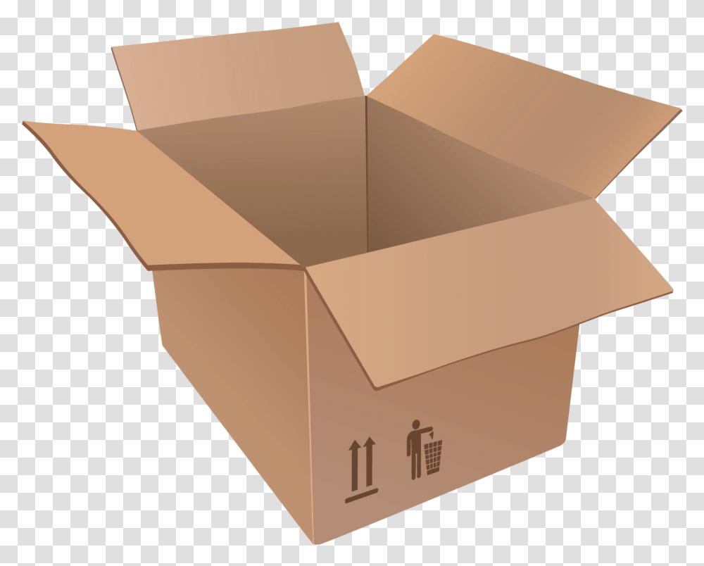Cardboard Open Box Image Free Cardboard Box Background, Carton, Package Delivery Transparent Png