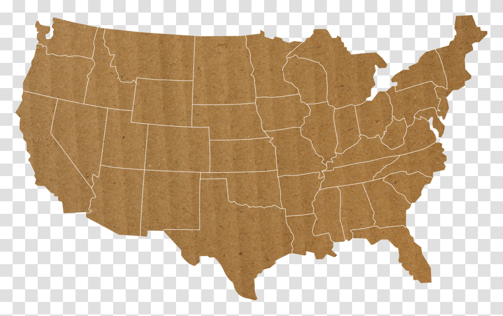 Cardboard Us Map States Where You Can Be Fired For Being Gay 2017, Plot, Diagram, Rug, Atlas Transparent Png