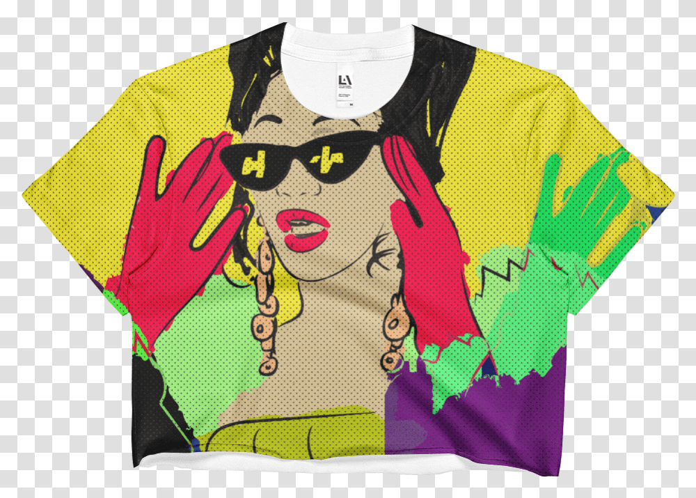 Cardi B Brop Top Kr Saracolu Stadium, Clothing, Apparel, Sleeve, Long Sleeve Transparent Png