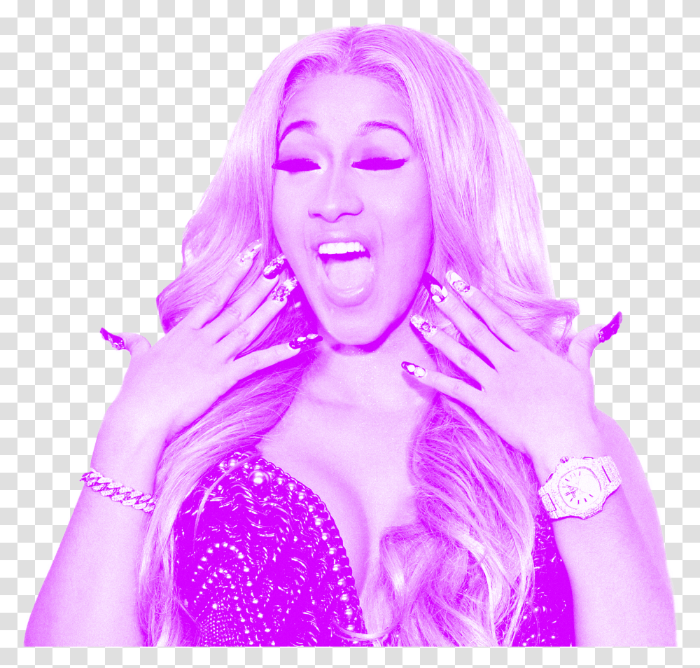 Cardi B, Hair, Person, Human, Wig Transparent Png