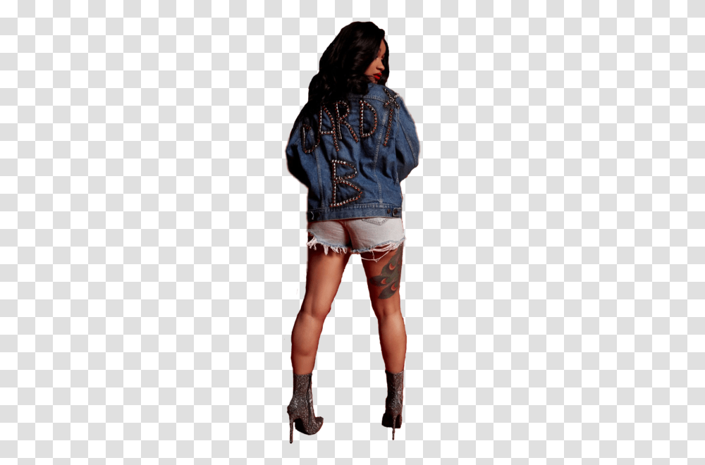 Cardi B Jacket, Person, Pants, Coat Transparent Png