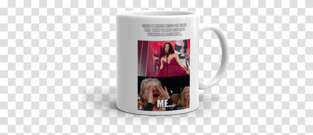 Cardi B Makes Music For Girls That Think Yelling Louder Is Magic Mug, Coffee Cup, Person, Human, Id Cards Transparent Png
