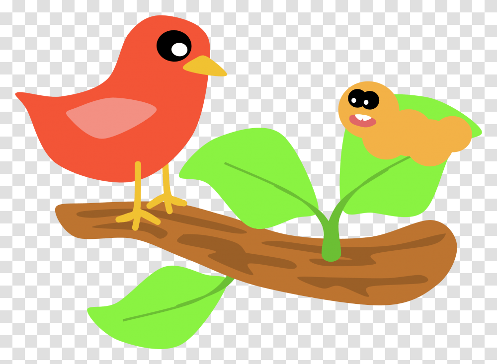 Cardinal Bird Cartoon Clipart Red Bird Clipart, Animal, Amphibian, Wildlife, Finch Transparent Png