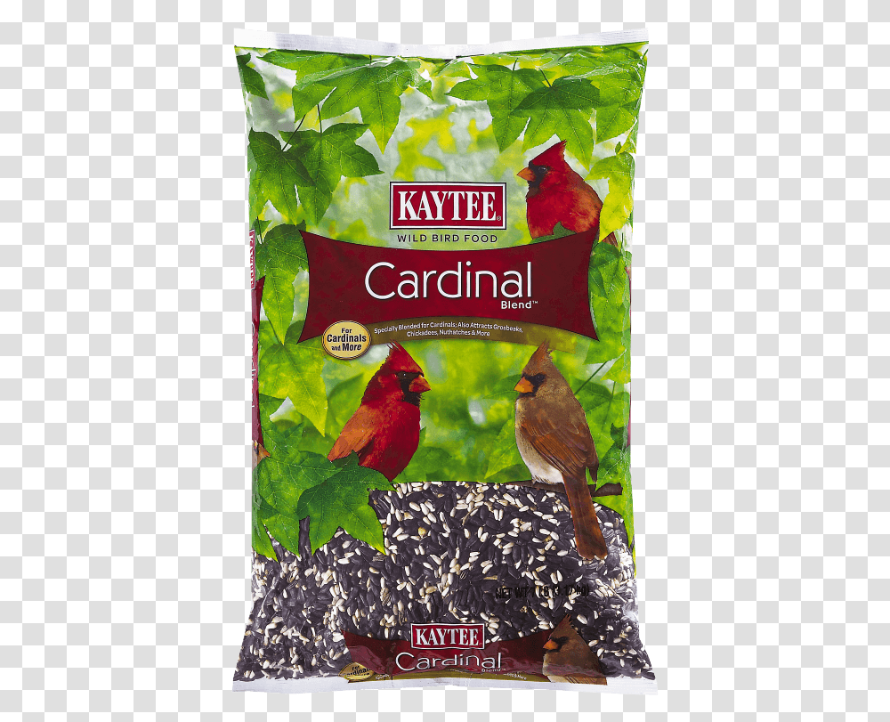 Cardinal Blend Wild Bird Seed Kaytee Cardinal, Animal, Poster, Advertisement, Jay Transparent Png