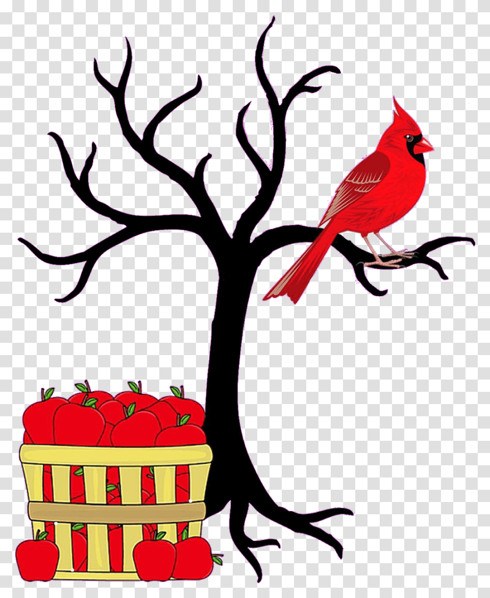 Cardinal On Branch Clipart Hunger Games Quotes, Bird, Animal, Plant Transparent Png