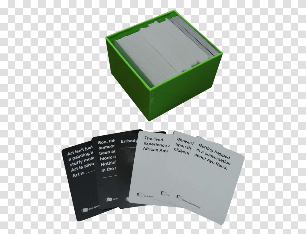 Cards Against Humanity Green BoxClass Cards Against Humanity Green Box, Paper, Label, Furniture Transparent Png