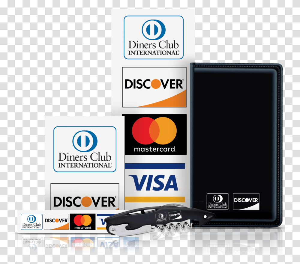 Cards Combo Image Discover Diners Club, Mobile Phone, Electronics, Advertisement Transparent Png