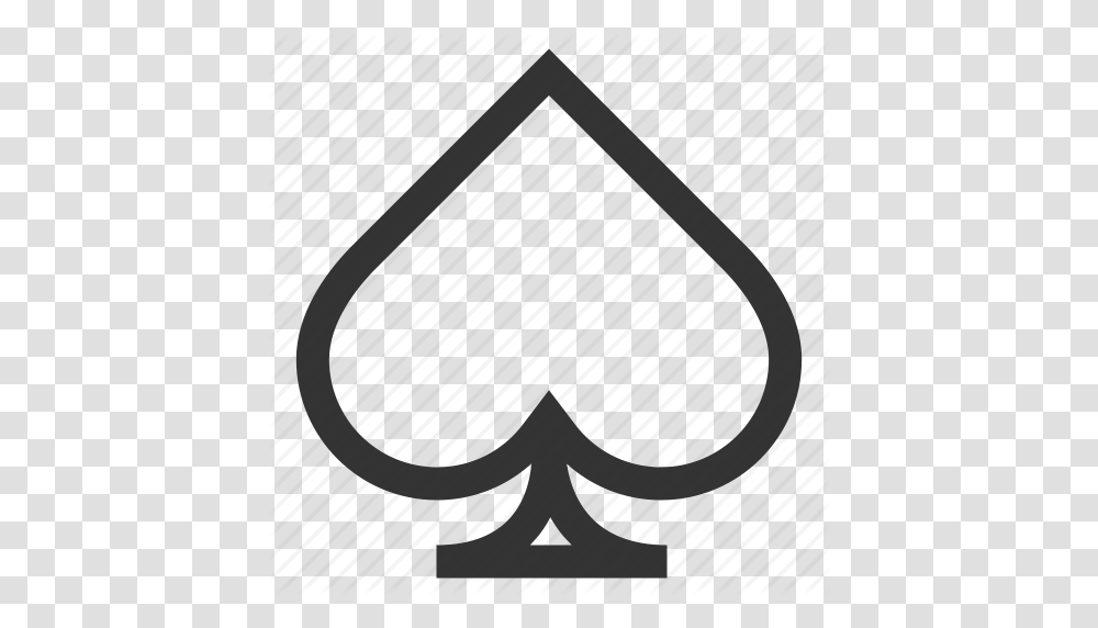 Cards Gambling Spade Suit Icon, Triangle, Label Transparent Png