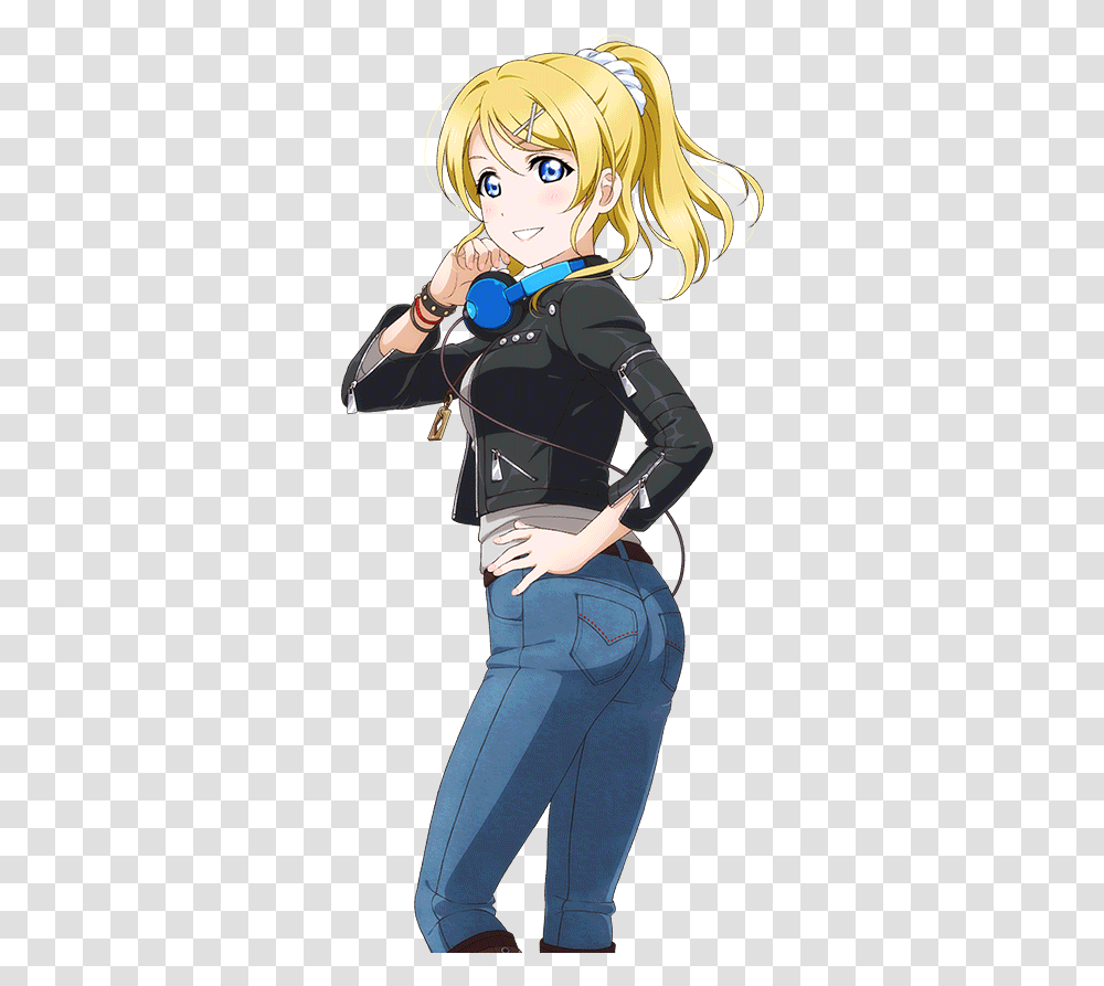 Cards Love Live Eli Rock, Clothing, Sleeve, Long Sleeve, Person Transparent Png