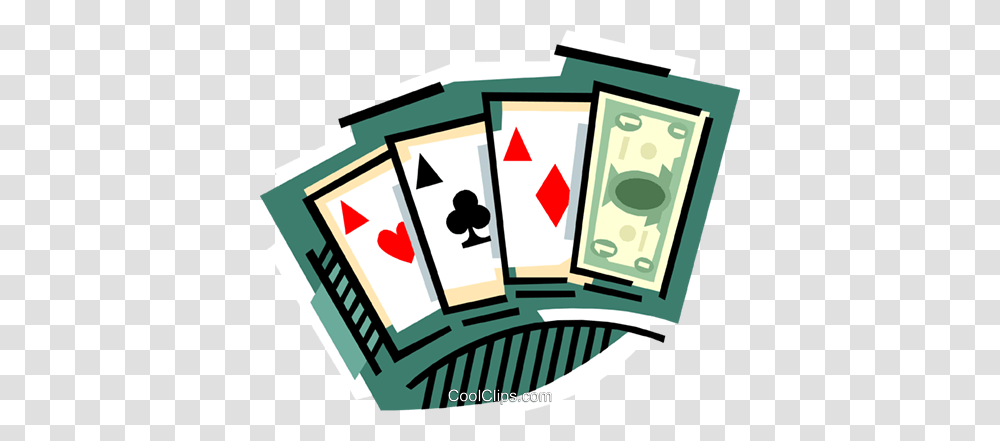 Cards With Money Wild Card Royalty Free Vector Clip Art, Gambling, Game, Number Transparent Png