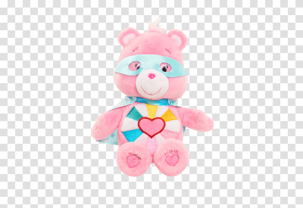 Care Bear Fashion Beans Superhero Wave Hopeful Heart, Plush, Toy, Doll Transparent Png