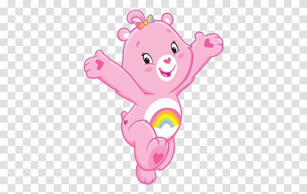 Care Bear Pink Care Bears Characters, Toy, Animal, Rattle, Cupid Transparent Png