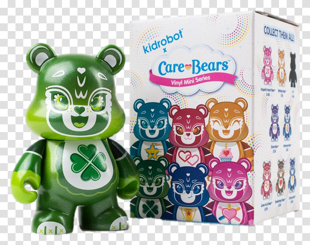 Care Bears Blind Box Mini Figure By Kidrobot - Dragon Kidrobot Care Bears, Toy, Green, Text, Rubber Eraser Transparent Png