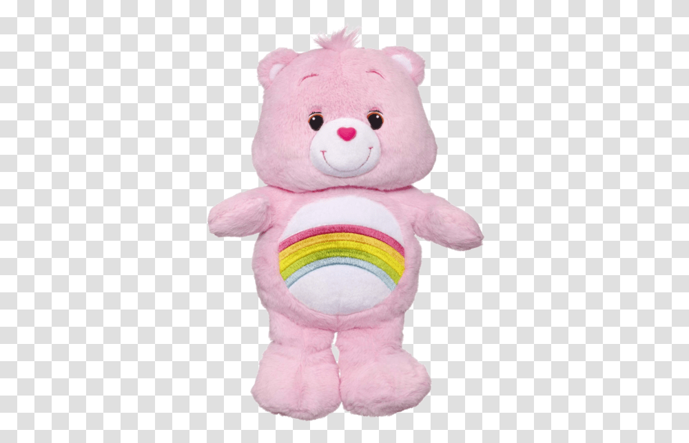 Care Bears Cheer Bear Toy With Dvd Care Bear Doll, Plush, Teddy Bear Transparent Png