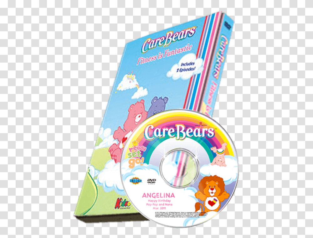 Care Bears Fitness In Funtastic, Disk, Dvd Transparent Png