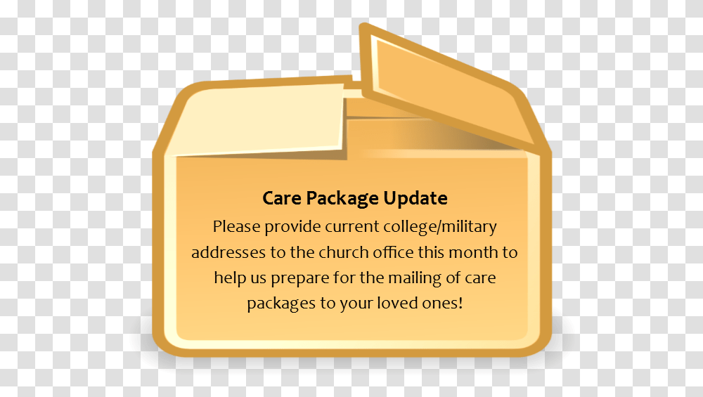 Care Package, Business Card, Paper Transparent Png