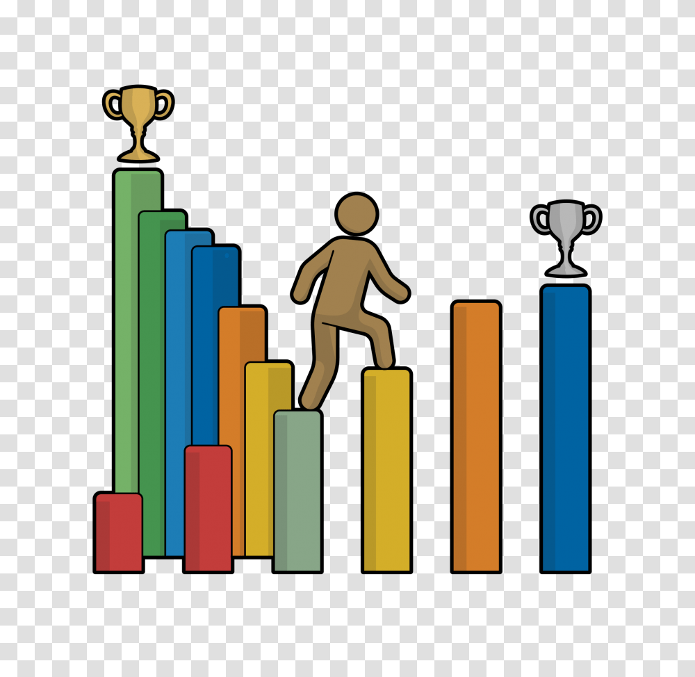Career Change Ladder To Success Cartoon, Person, Word Transparent Png