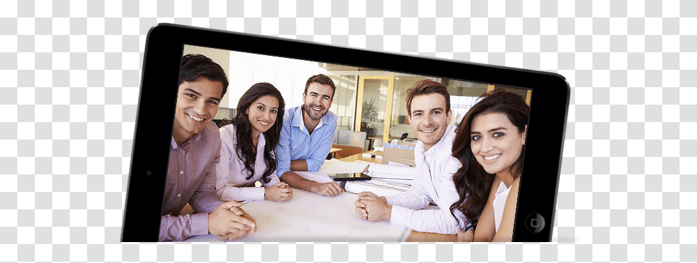 Careers Accengage Meeting, Person, People, Table, Furniture Transparent Png