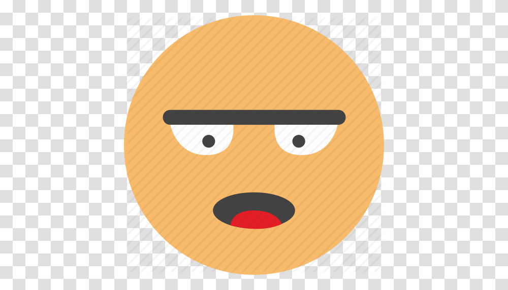 Careful Emoji Face Look Mind Think Icon, Outdoors, Nature, Label, Tape Transparent Png