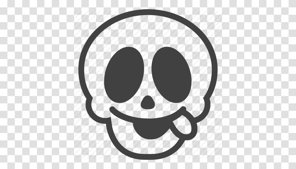 Careless Crazy Face Skull Smile Smiley Tongue Icon, Goggles, Accessories, Accessory, Weapon Transparent Png
