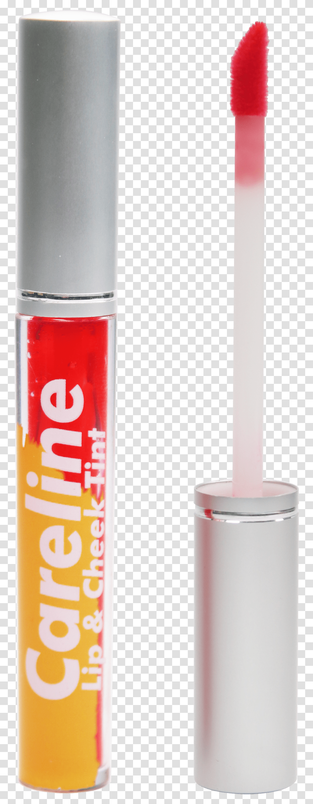 Careline Lip And Cheek Tint, Bottle, Cosmetics, Soda, Beverage Transparent Png