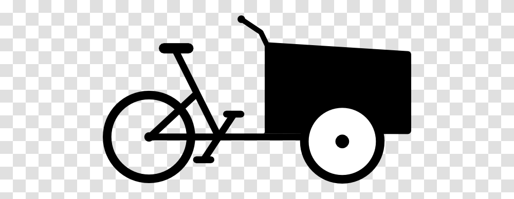 Cargo Bike, Vehicle, Transportation, Stencil Transparent Png