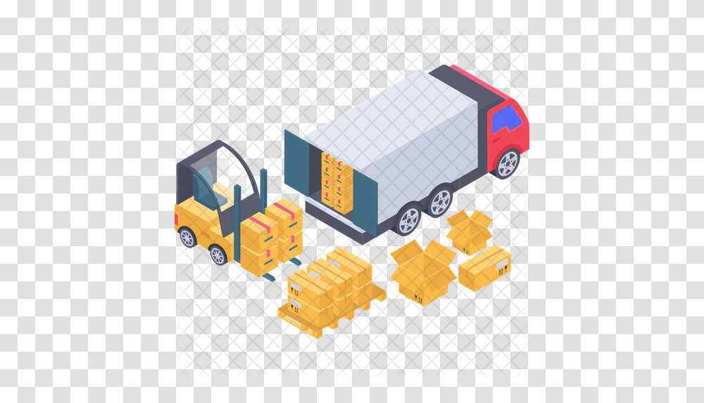 Cargo Container Loading Icon Container Loading Icon, Toy, Wheel, Tire, Text Transparent Png