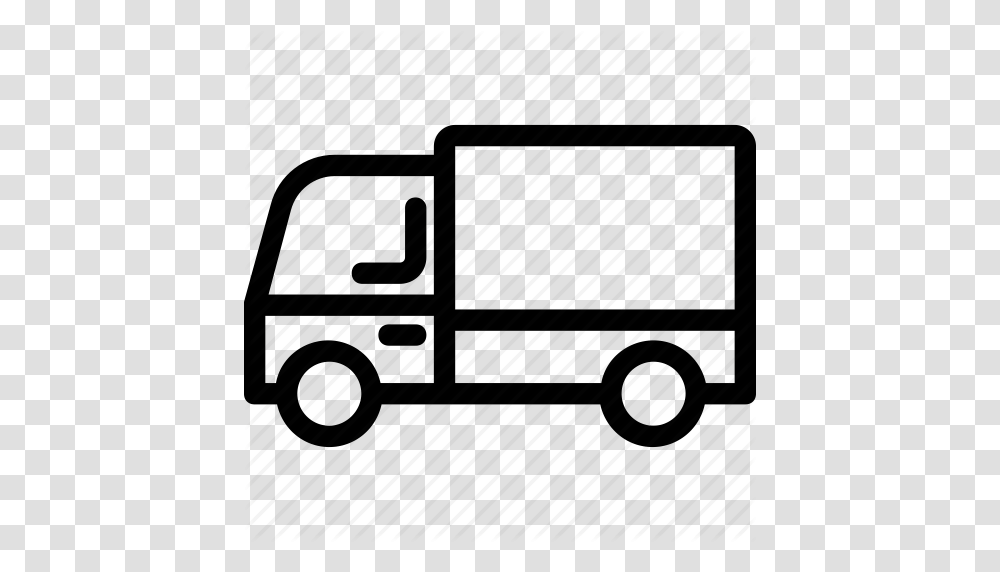 Cargo Delivery Van Logistic Truck Shipping Van Icon, Vehicle, Transportation, Moving Van, Caravan Transparent Png