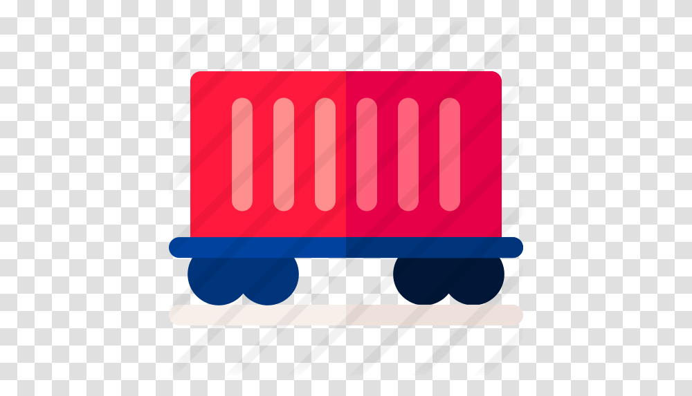 Cargo Free Transport Icons Railroad Car, Cushion, Pencil Box, Fence, Xylophone Transparent Png