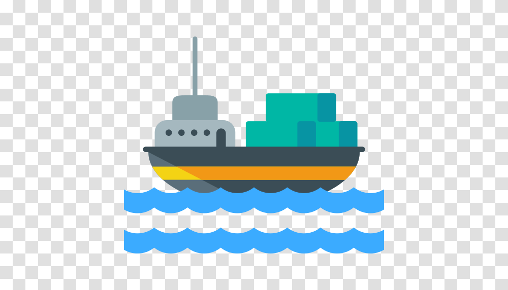 Cargo Ship Icon, Watercraft, Vehicle, Transportation, Vessel Transparent Png