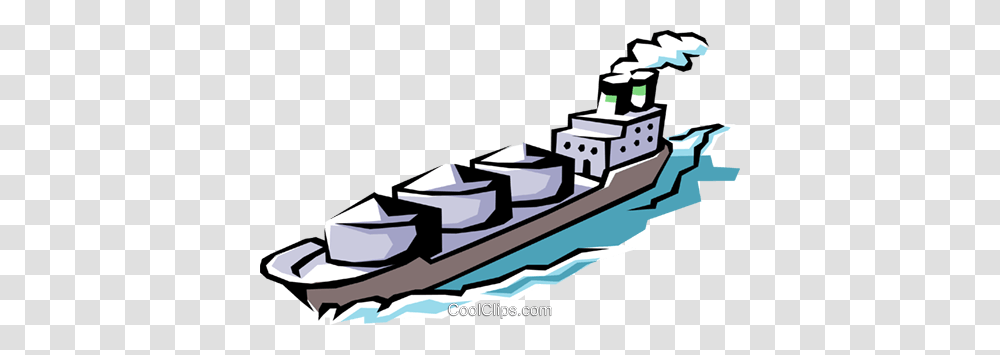 Cargo Ship Royalty Free Vector Clip Art Illustration, Watercraft, Vehicle, Transportation, Cruiser Transparent Png