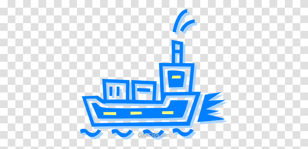 Cargo Ship Royalty Free Vector Clip Art Illustration, Word, Mansion, Building Transparent Png