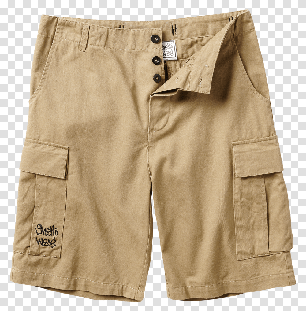 Cargo Shorts Short Wear Of Army, Apparel, Khaki Transparent Png