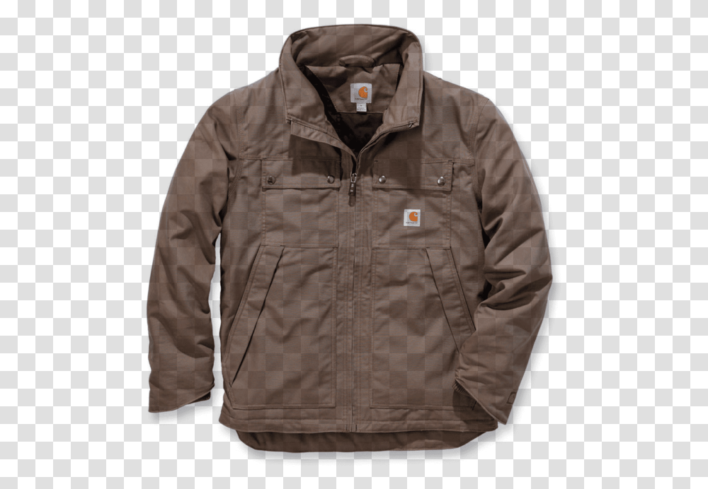 Carhartt Men's Quick Duck Jefferson Traditional Jacket, Apparel, Sweatshirt, Sweater Transparent Png