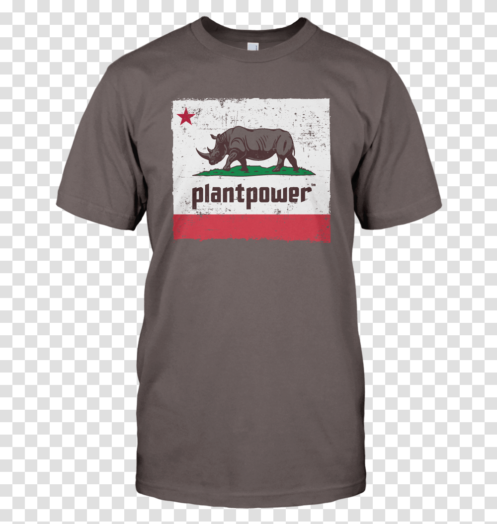 Carhino Front Plant Power Shirt, Animal, Mammal, T-Shirt Transparent Png