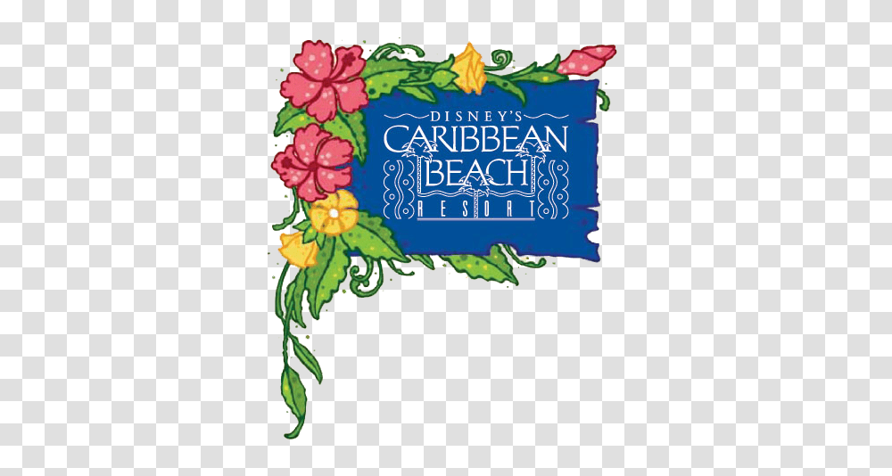 Caribbean Beach Resort, Floral Design, Pattern Transparent Png