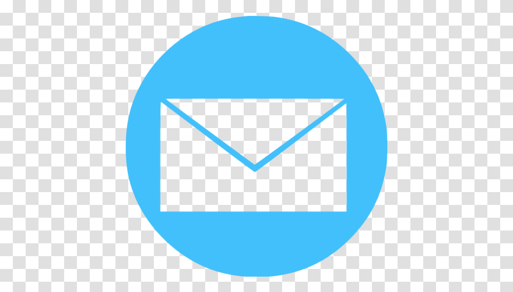 Caribbean Blue Email 14 Icon Blue Circle Icon Of Email, Envelope, Analog Clock Transparent Png