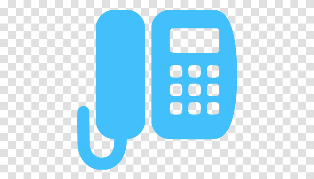 Caribbean Blue Office Phone Icon Free Caribbean Blue Phone Office Phone Icon, Shovel, Tool, Electronics, Calculator Transparent Png