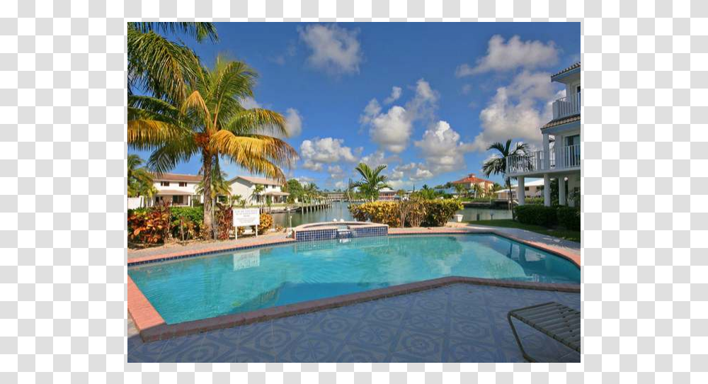 Caribbean Waterfront Living With Boat Dock And Swimming, Building, Hotel, Resort, Pool Transparent Png