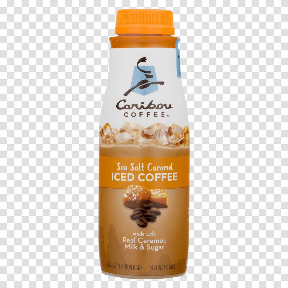 Caribou Coffee Sea Salt Caramel Iced Coffee Fl Oz, Juice, Beverage, Drink, Bottle Transparent Png