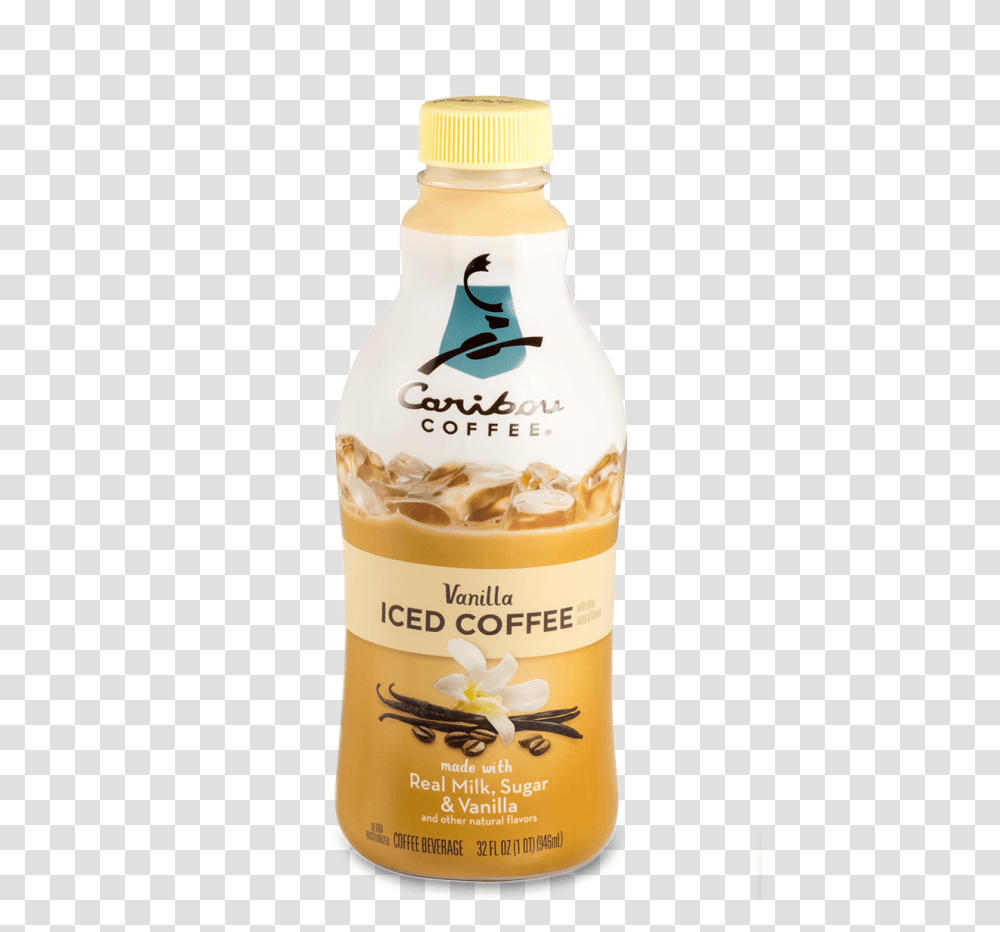 Caribou Vanilla Iced Coffee Caribou Coffee New, Bottle, Beverage, Dairy, Food Transparent Png
