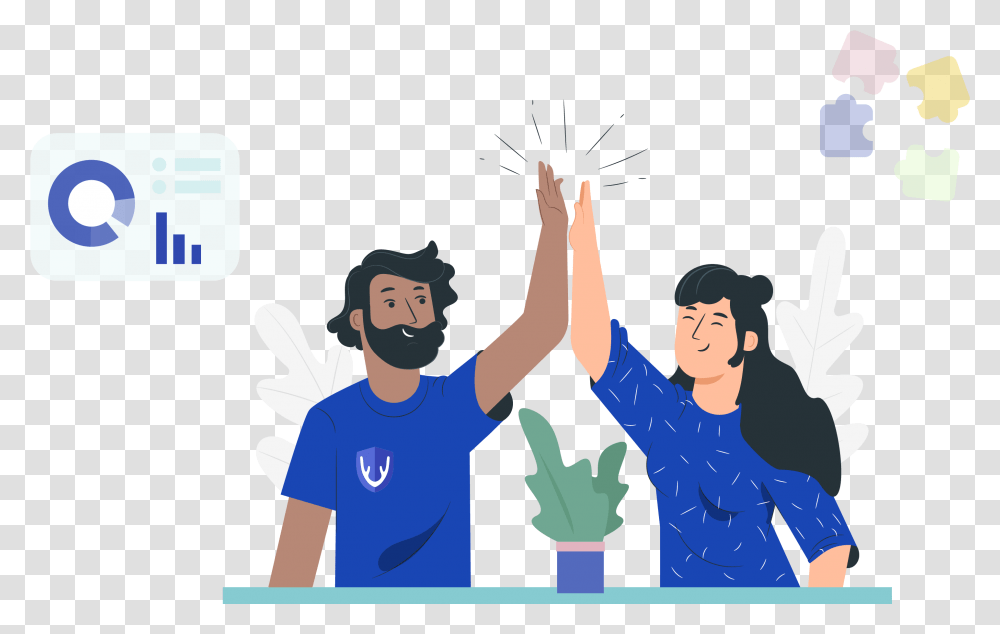 Caribou Wealth High Five Side By Side, Person, Clothing, People, Hand Transparent Png