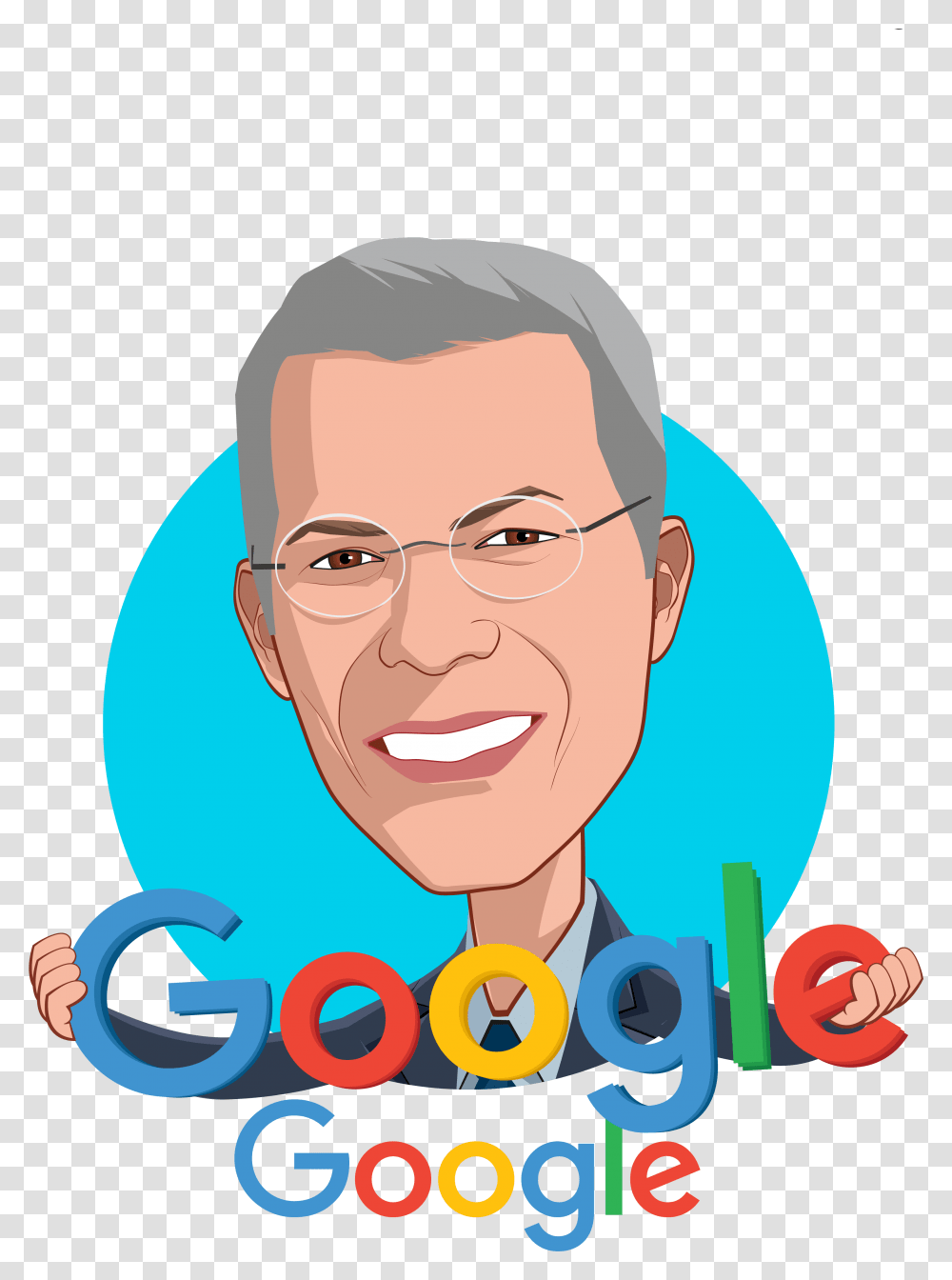 Caricature Of David T Google, Face, Person, Smile Transparent Png