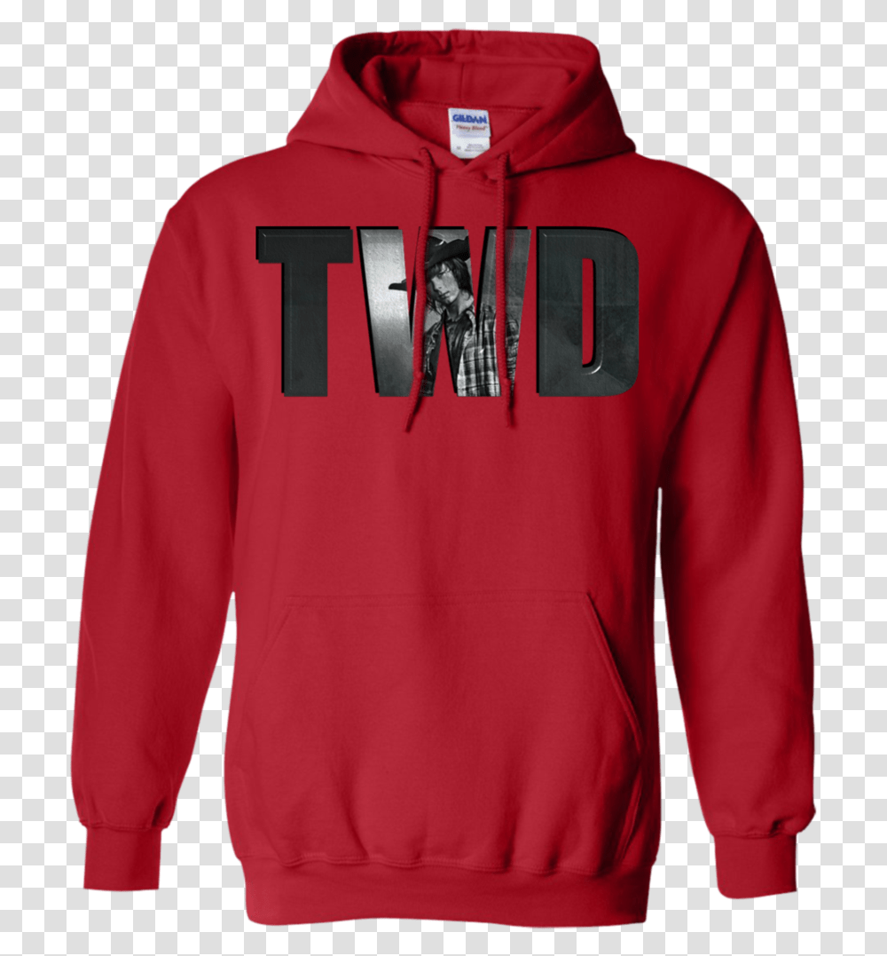 Carl Grimes The Walking Dead Flame Thrasher Hoodie Red, Apparel, Sweatshirt, Sweater Transparent Png