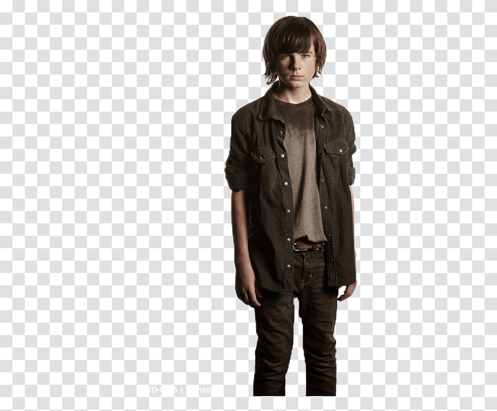Carl To Protect Your Blog Twd Carl Season, Apparel, Person, Human Transparent Png