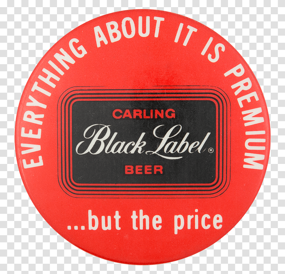 Carling Black Label Beer Beer Button Museum Black Label Beer, Logo, Trademark Transparent Png