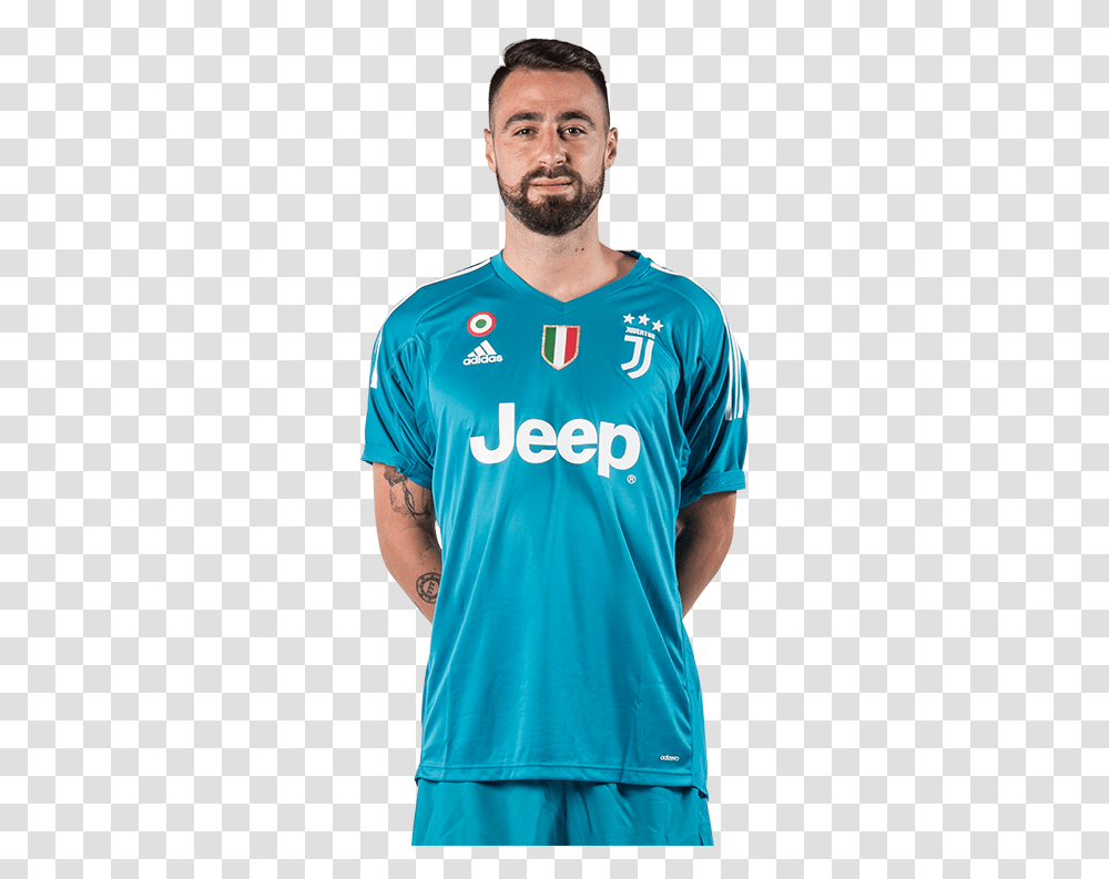 Carlo Pinsoglio Juventus 2017 2018, Apparel, Shirt, Person Transparent Png
