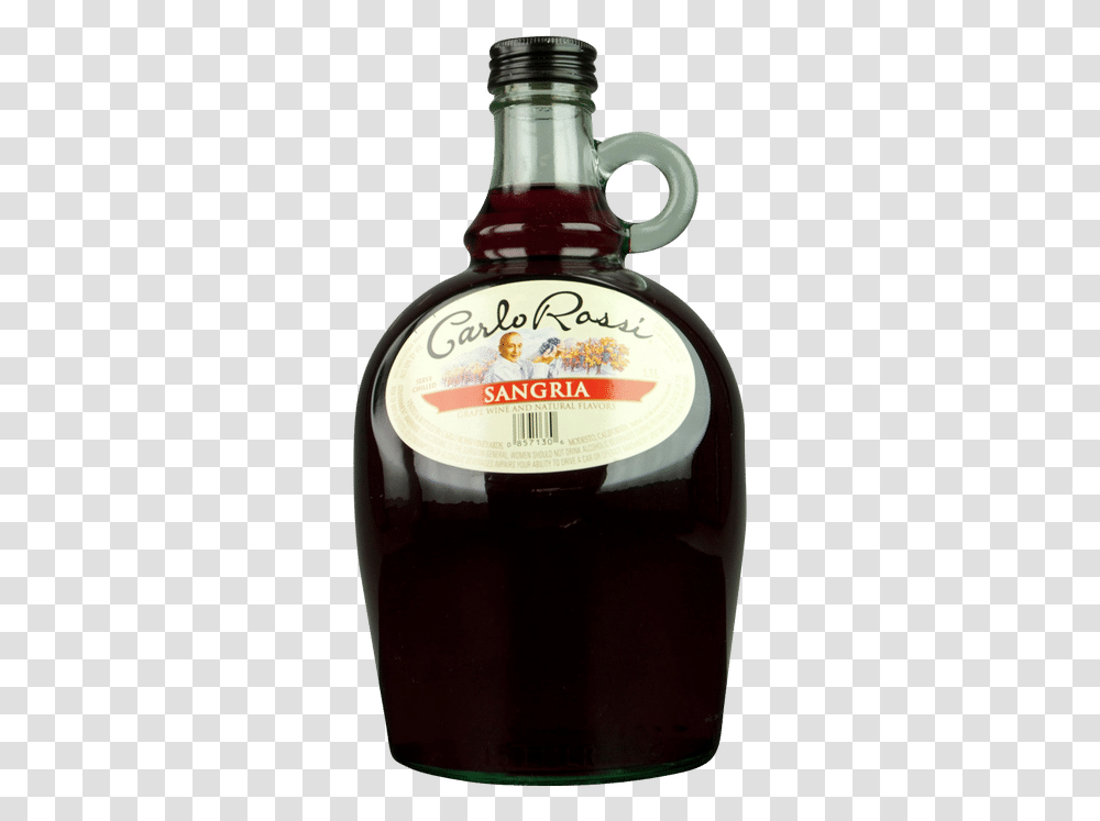 Carlo Rossi Sangria Carlo Rossi Red Wine, Food, Syrup, Seasoning, Bottle Transparent Png