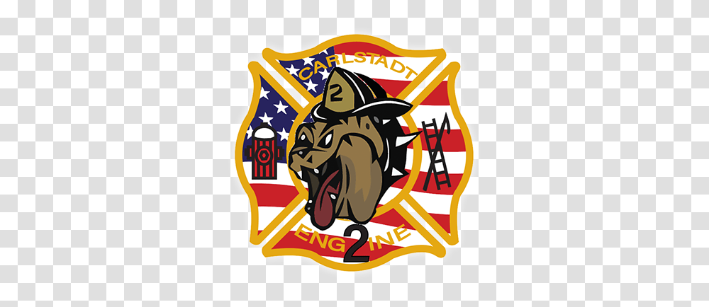 Carlstadt Fire Department Engine, Logo, Trademark, Mammal Transparent Png