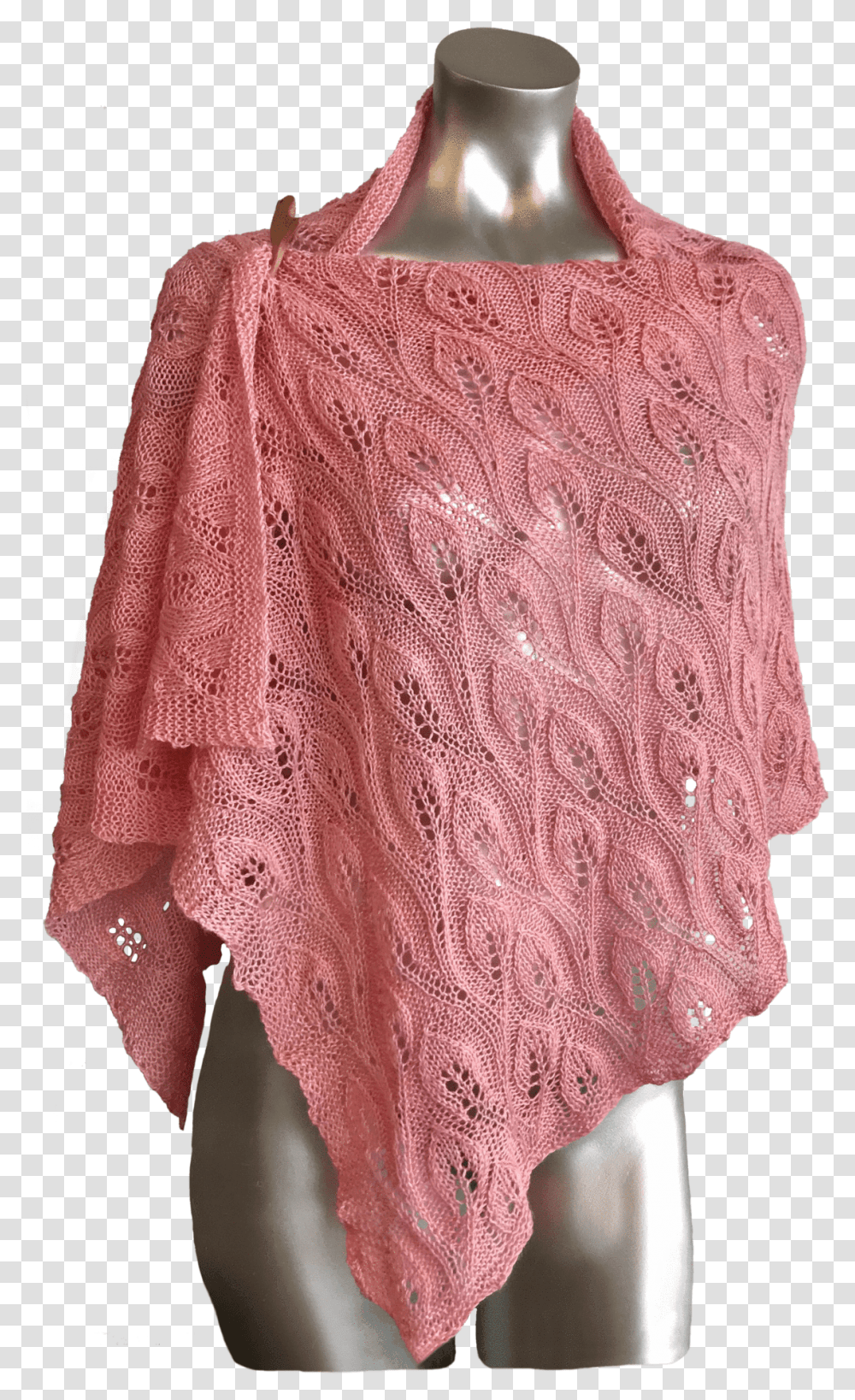 Carmelle Wrap Free Pattern Modele Etole Au Tricot Gratuit, Clothing, Apparel, Fashion, Cloak Transparent Png